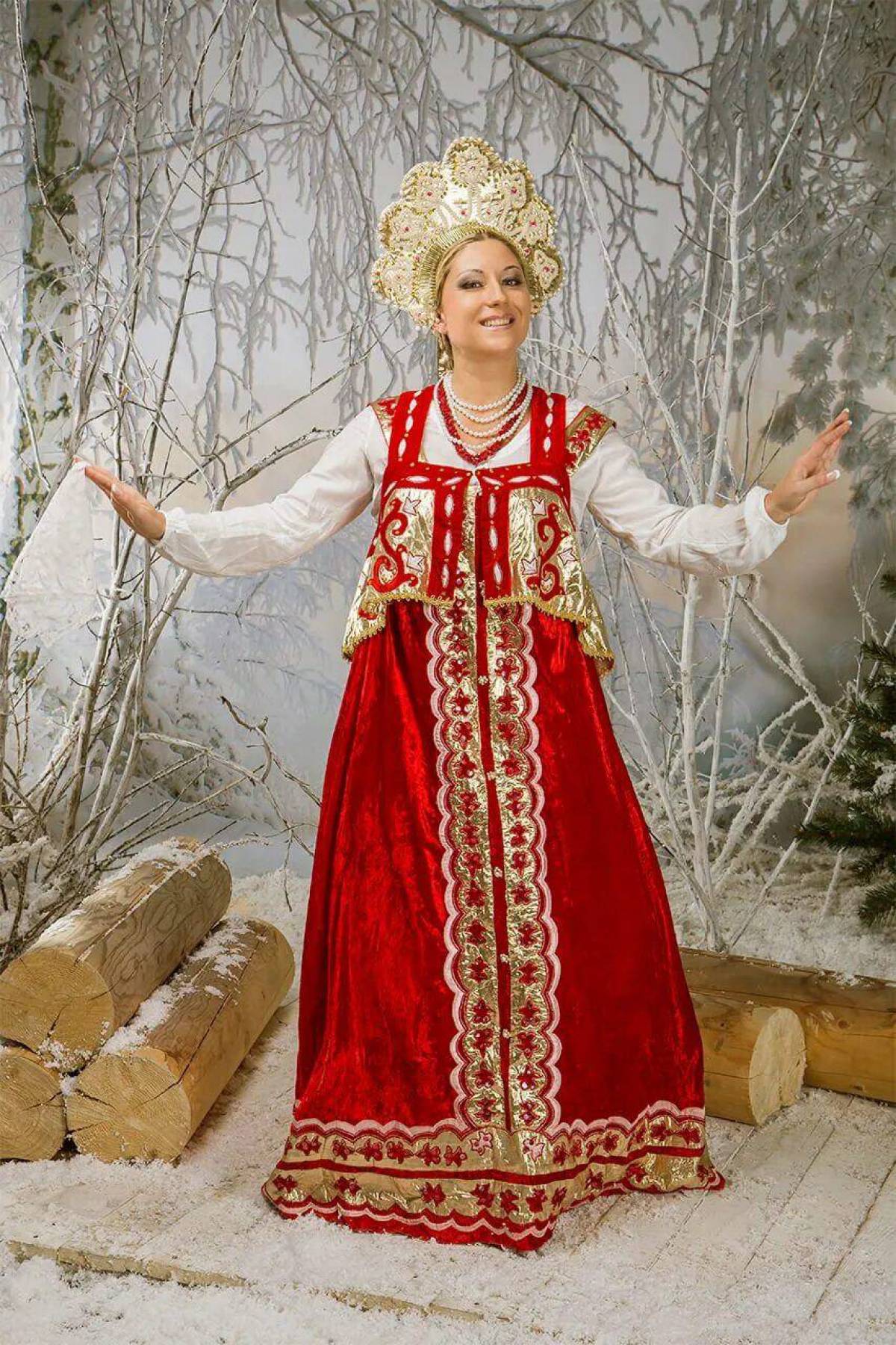 Girls in Slavic costumes in Rajkot