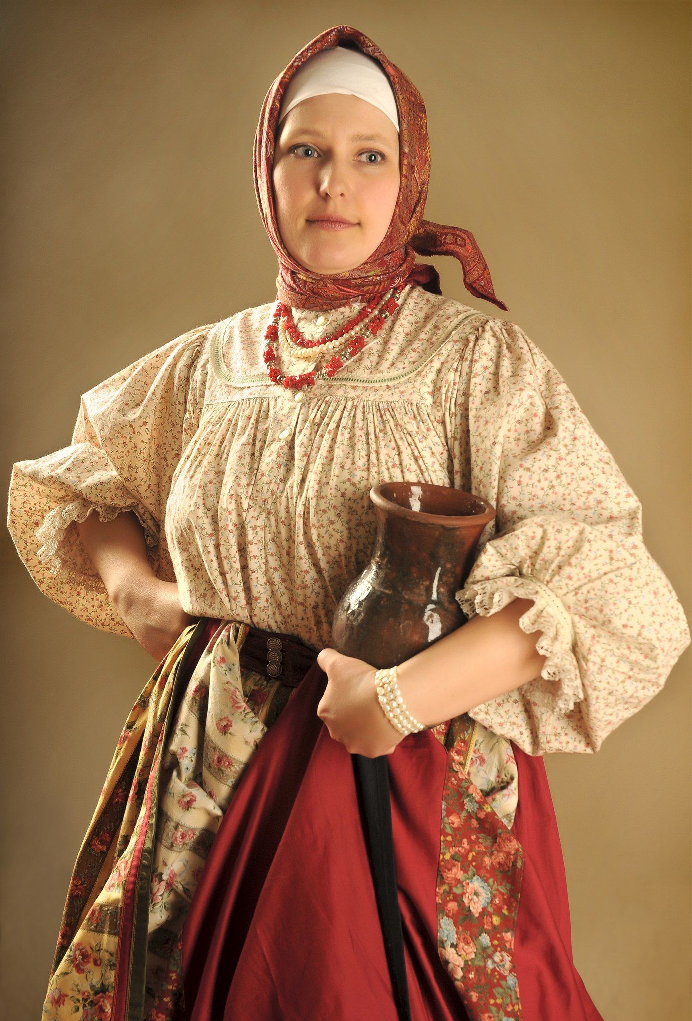 Girls in Slavic costumes in Rajkot