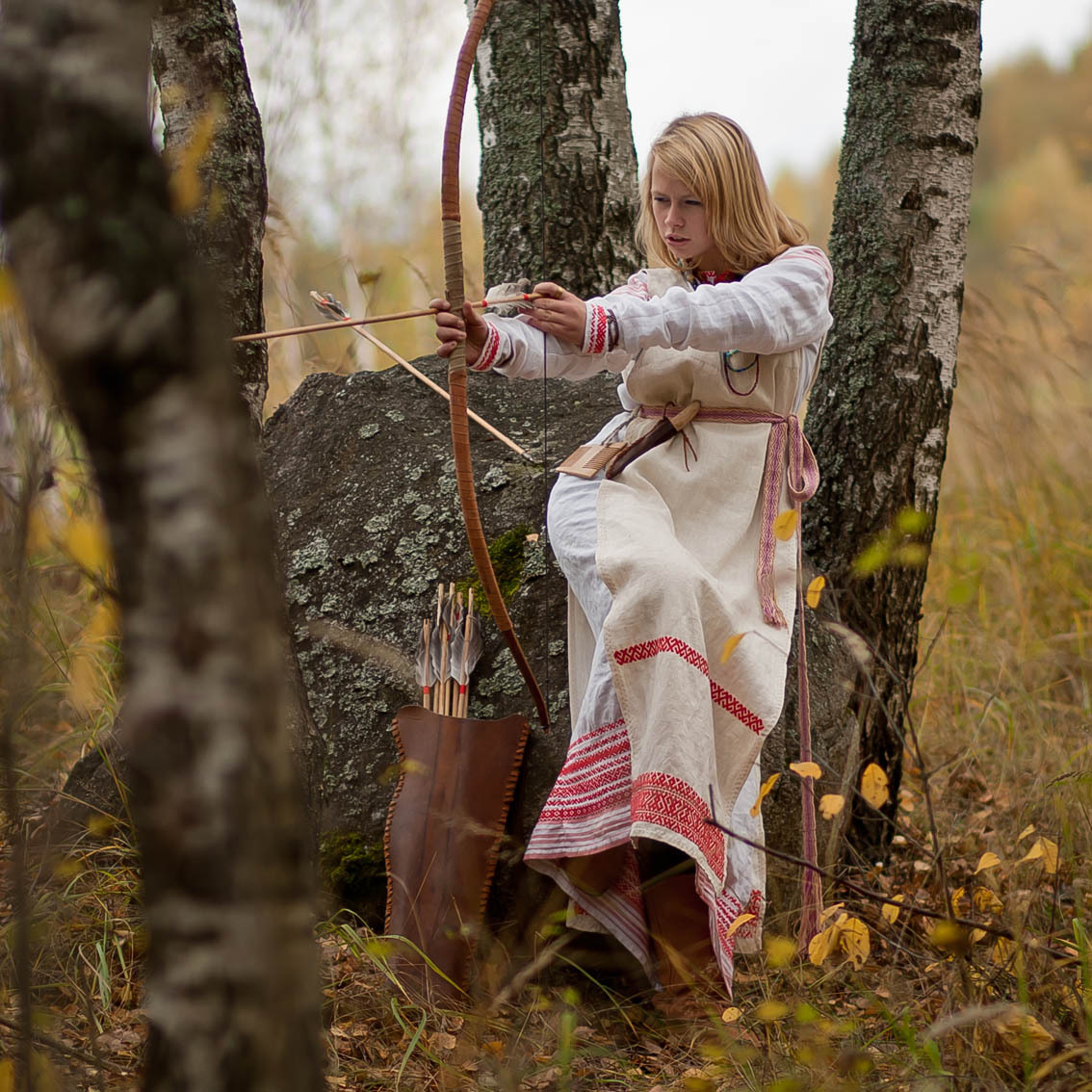 Sexy photo Girls in Slavic costumes in Rajkot